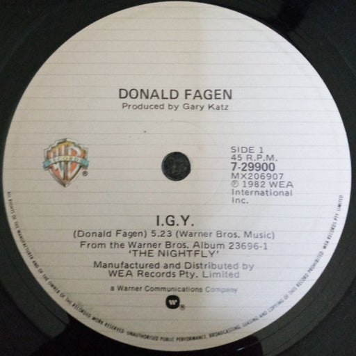 Donald Fagen – I.G.Y. (LP, Vinyl Record Album)