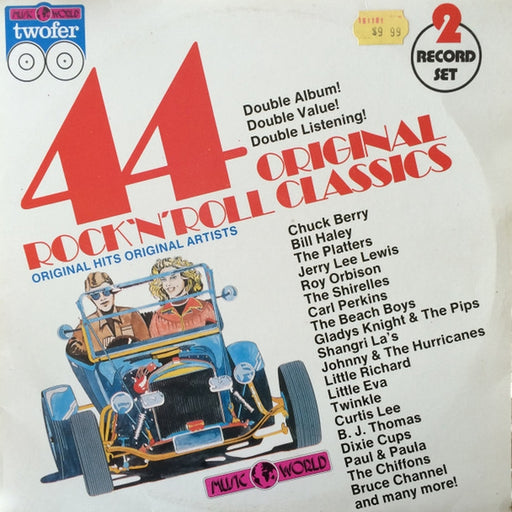 Various – 44 Original Rock 'N' Roll Classics (LP, Vinyl Record Album)