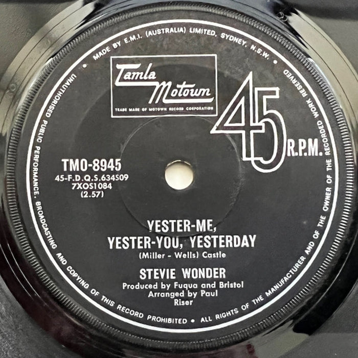 Stevie Wonder – Yester-Me, Yester-You, Yesterday (LP, Vinyl Record Album)