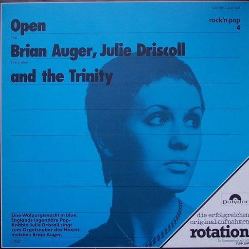 Julie Driscoll, Brian Auger & The Trinity – Open (LP, Vinyl Record Album)