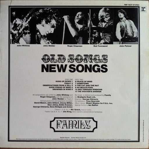 Family – Old Songs, New Songs (LP, Vinyl Record Album)