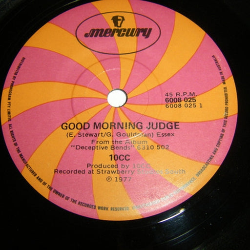 10cc – Good Morning Judge (LP, Vinyl Record Album)