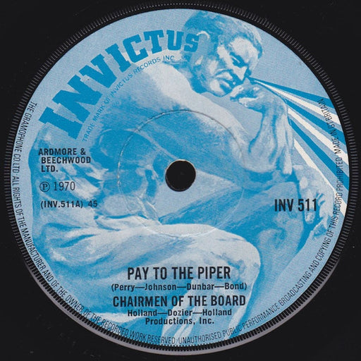 Chairmen Of The Board – Pay To The Piper (LP, Vinyl Record Album)