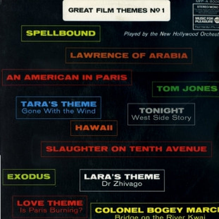 New Hollywood Orchestra – Great Film Themes No 1 (LP, Vinyl Record Album)