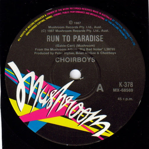 Choirboys – Run To Paradise (LP, Vinyl Record Album)