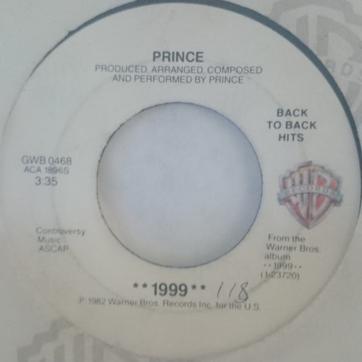 Prince – 1999 / Little Red Corvette (LP, Vinyl Record Album)