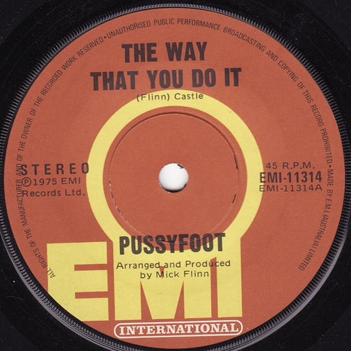 Pussyfoot – The Way That You Do It (LP, Vinyl Record Album)