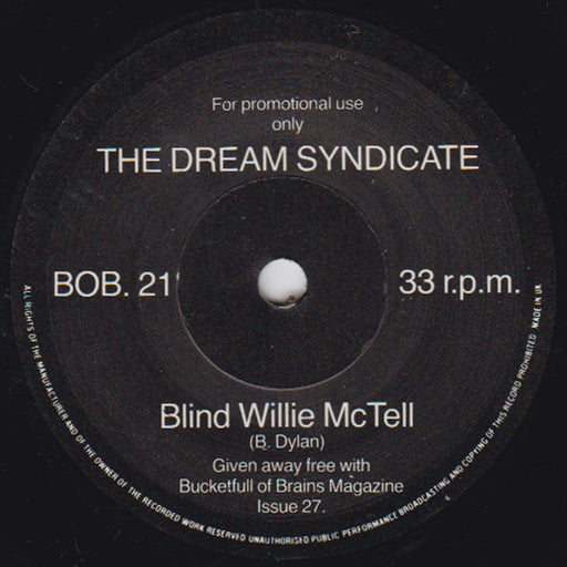 The Dream Syndicate, The Bevis Frond – Blind Willie McTell / High In A Flat (LP, Vinyl Record Album)