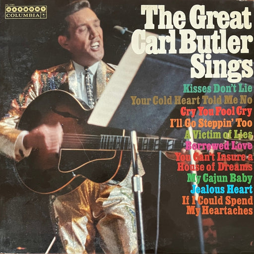 Carl Butler – The Great Carl Butler Sings (LP, Vinyl Record Album)