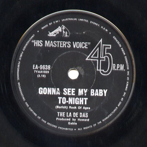 The La De Das – Gonna See My Baby To-night (LP, Vinyl Record Album)