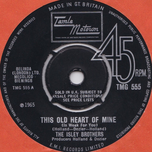 The Isley Brothers – This Old Heart Of Mine (Is Weak For You) (LP, Vinyl Record Album)