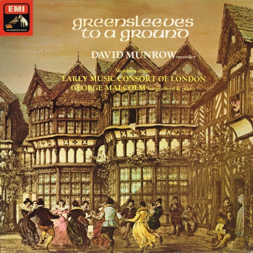David Munrow, The Early Music Consort Of London, George Malcolm – Greensleeves To A Ground (LP, Vinyl Record Album)
