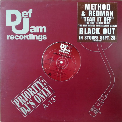 Method Man & Redman – Tear It Off (LP, Vinyl Record Album)