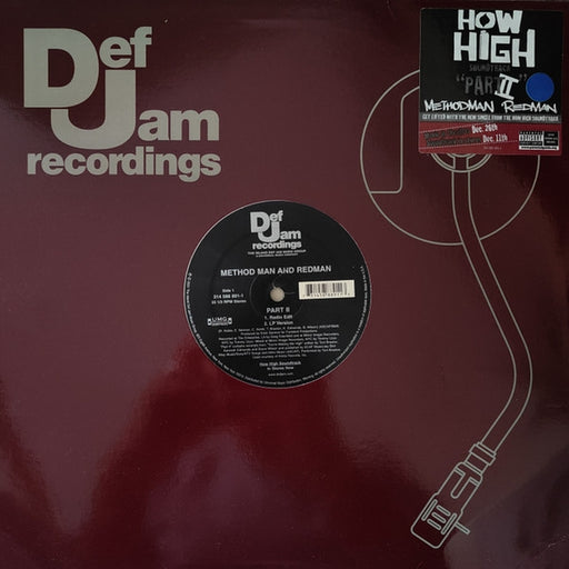 Method Man & Redman – How High Soundtrack "Part II" (LP, Vinyl Record Album)