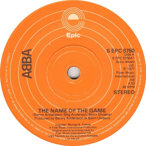 ABBA – The Name Of The Game (LP, Vinyl Record Album)