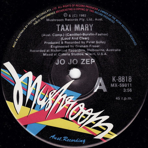 Jo Jo Zep – Taxi Mary (LP, Vinyl Record Album)