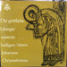 Eastern Church Choir Of The Berchman College, Pullach – Die Göttliche Liturgie Unseres Heiligen Vaters Johannes Chrysostomus (LP, Vinyl Record Album)