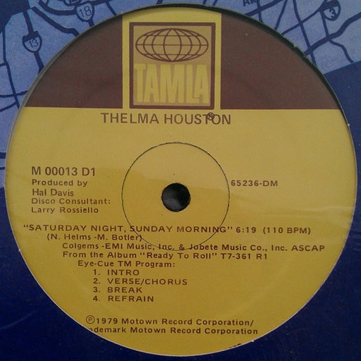 Thelma Houston – Saturday Night, Sunday Morning (LP, Vinyl Record Album)