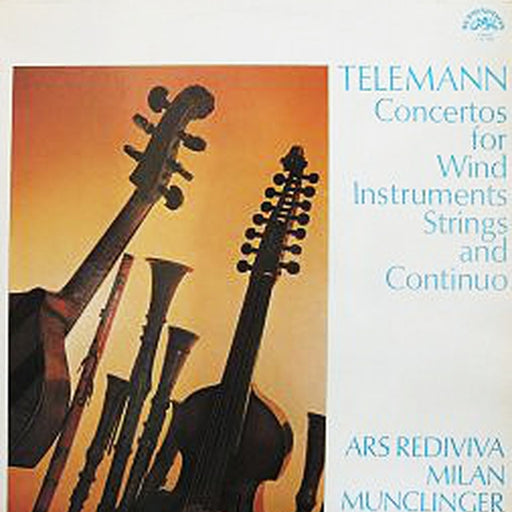 Georg Philipp Telemann, Ars Rediviva Ensemble, Milan Munclinger – Concertos For Wind Instruments, Strings And Continuo (LP, Vinyl Record Album)