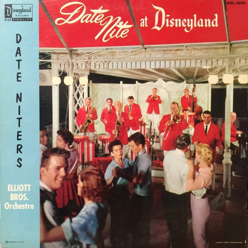 The Elliott Brothers Orchestra – Date Nite At Disneyland (LP, Vinyl Record Album)