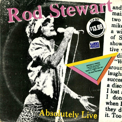 Rod Stewart – Absolutely Live (LP, Vinyl Record Album)