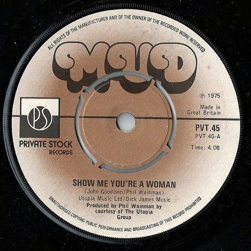 Mud – Show Me You're A Woman (LP, Vinyl Record Album)