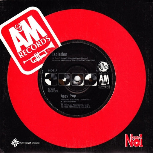 Iggy Pop – Isolation (LP, Vinyl Record Album)