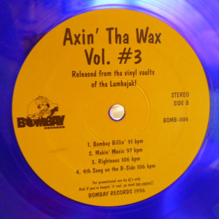Lumbajak – Axin' Tha Wax Vol. #3 (LP, Vinyl Record Album)