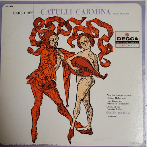Carl Orff, Eugen Jochum, Annelies Kupper, Richard Holm, Chor Des Bayerischen Rundfunks – Catulli Carmina (Ludi Scaenici) (LP, Vinyl Record Album)