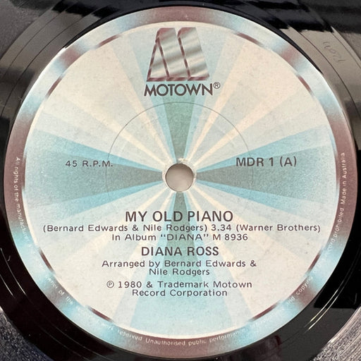 Diana Ross – My Old Piano (LP, Vinyl Record Album)