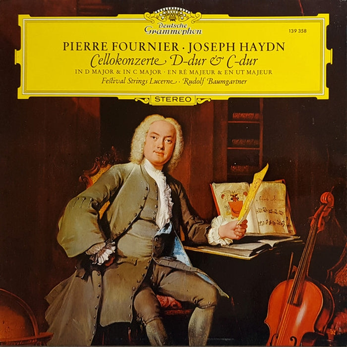 Pierre Fournier, Joseph Haydn, Festival Strings Lucerne, Rudolf Baumgartner – Cellokonzerte D-Dur & C-Dur (LP, Vinyl Record Album)