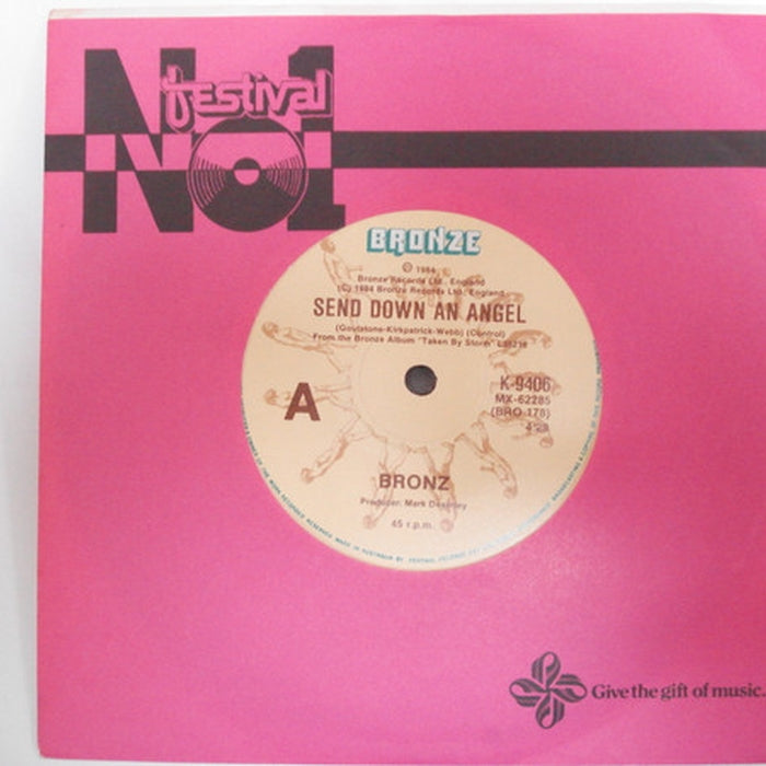 Bronz – Send Down An Angel (LP, Vinyl Record Album)