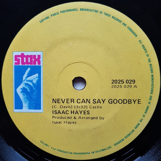 Isaac Hayes – Never Can Say Goodbye (LP, Vinyl Record Album)