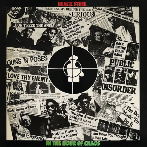 Public Enemy – Black Steel In The Hour Of Chaos (LP, Vinyl Record Album)