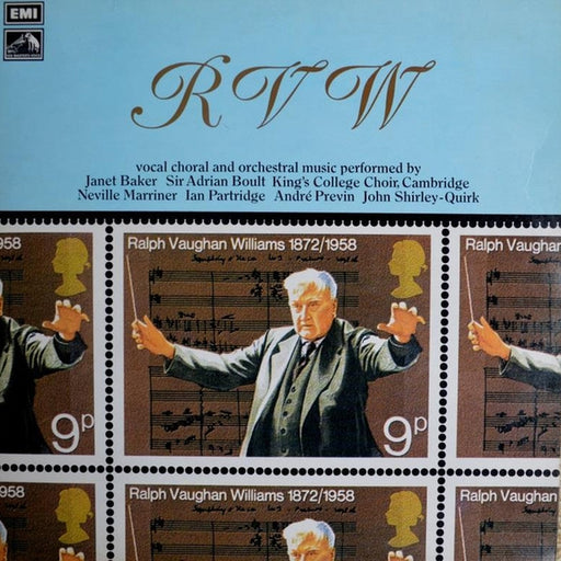 Ralph Vaughan Williams – RVW (Vocal Choral And Orchestral Music) (LP, Vinyl Record Album)