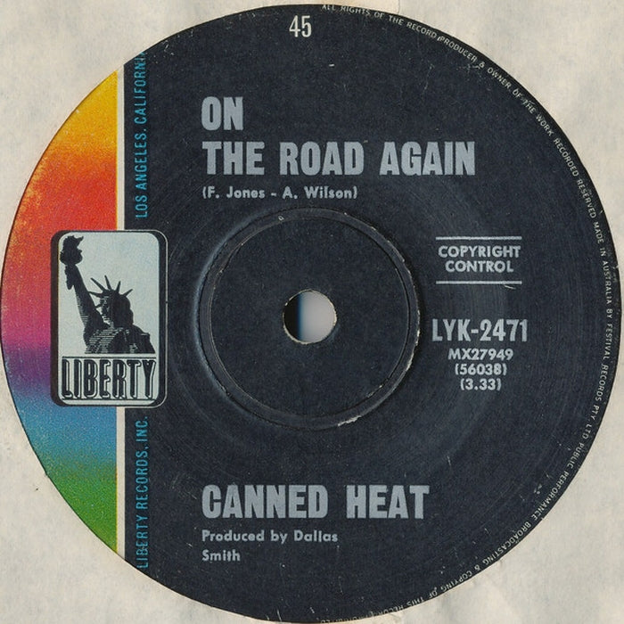 Canned Heat – On The Road Again / Boogie Music (LP, Vinyl Record Album)