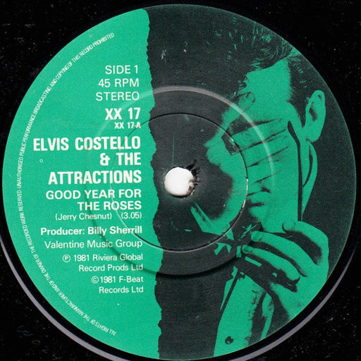 Elvis Costello & The Attractions – Good Year For The Roses (LP, Vinyl Record Album)