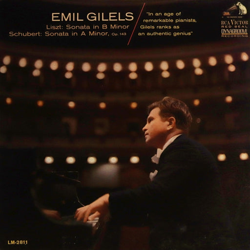 Emil Gilels, Franz Liszt, Franz Schubert – Sonata In B Minor - Sonata In A Minor, Op.143 (LP, Vinyl Record Album)