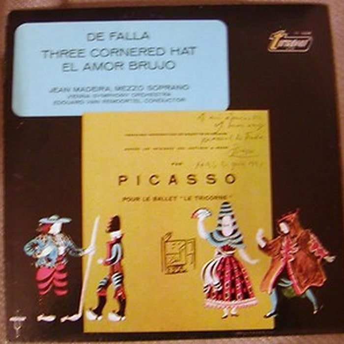 Manuel De Falla, Edouard Van Remoortel, Wiener Symphoniker – Three Cornered Hat / El Amor Brujo (LP, Vinyl Record Album)