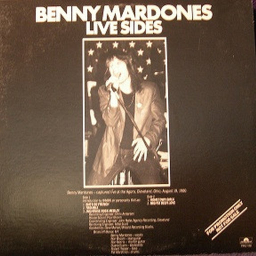 Benny Mardones – Live Sides (LP, Vinyl Record Album)