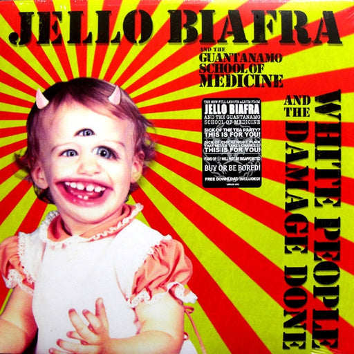 Jello Biafra And The Guantanamo School Of Medicine – White People And The Damage Done (LP, Vinyl Record Album)