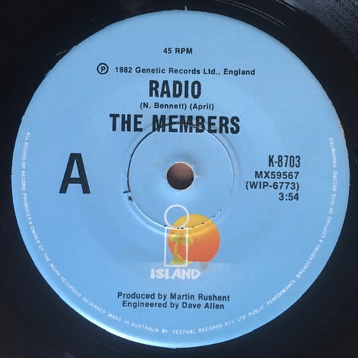 The Members – Radio (LP, Vinyl Record Album)