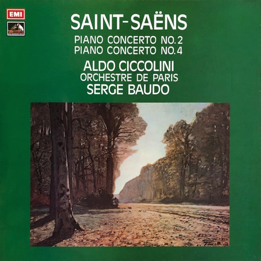 Camille Saint-Saëns, Aldo Ciccolini, Orchestre De Paris, Serge Baudo – Piano Concerto No. 2 / Piano Concerto No. 4 (LP, Vinyl Record Album)