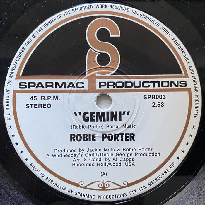 Robie Porter – Gemini (LP, Vinyl Record Album)