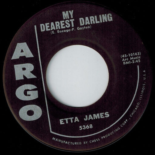 Etta James – My Dearest Darling / Tough Mary (LP, Vinyl Record Album)