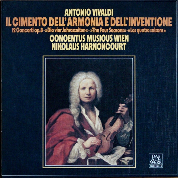 Antonio Vivaldi, Concentus Musicus Wien, Nikolaus Harnoncourt – Il Cimento Dell'Armonia E Dell'Inventione (LP, Vinyl Record Album)
