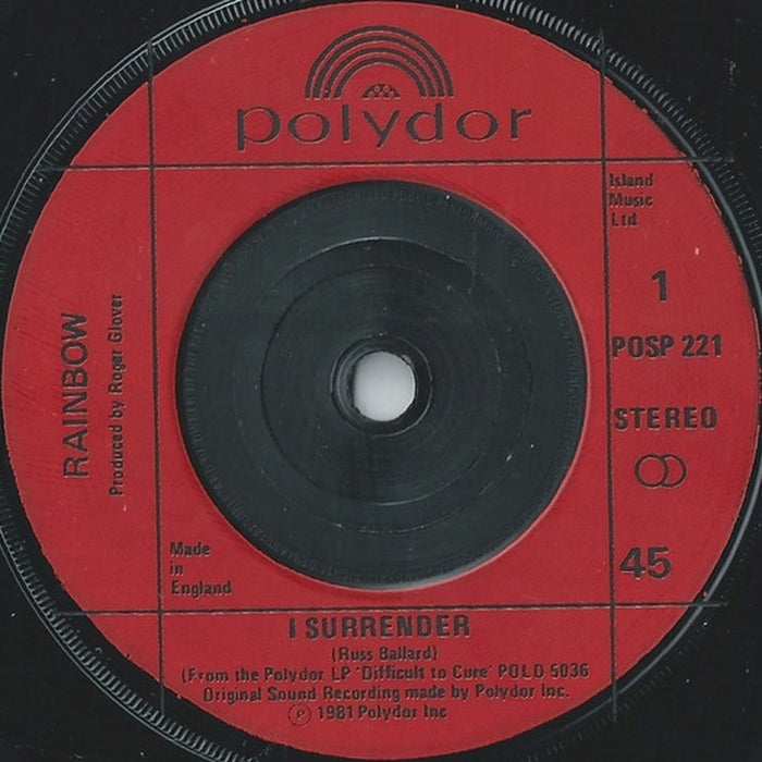 Rainbow – I Surrender (LP, Vinyl Record Album)