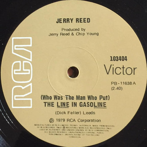 Jerry Reed – (Who Was The Man Who Put) The Line In Gasoline (LP, Vinyl Record Album)