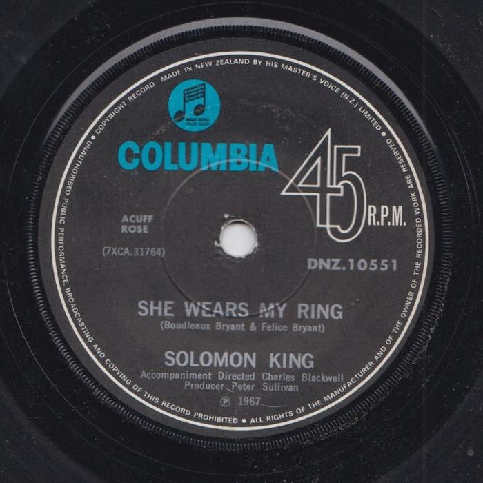 Solomon King – She Wears My Ring (LP, Vinyl Record Album)