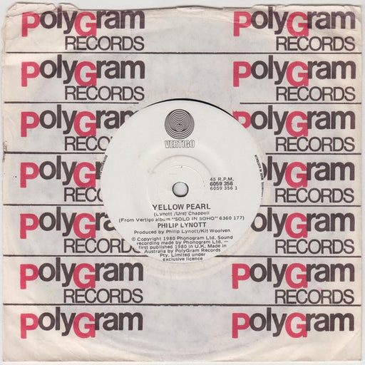 Phil Lynott – Yellow Pearl (LP, Vinyl Record Album)